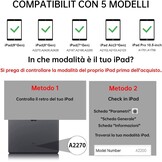 Zwarte Toetsenbordhoes met Bluetooth voor iPad Pro 11" | 72% Korting