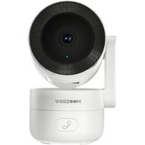 VEEZOOM 4MP WLAN-camera voor binnen, 360 graden PTZ-camerabewaking binnen, 2,4 G wifi baby/huisdier, HD-nachtzicht, AI-persoonsherkenning, one-touch-oproep, automatische tracking, 504D