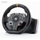 NiTHO Drive Pro One gaming-racestuur met aparte shifter en vloerpedalen, stuur voor PC, PS4, Xbox One, Xbox X/S, schakelaar, 270 graden Zero Dead Zone Driving Car Simulator