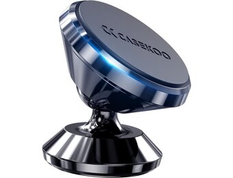 CASEKOO Magnetische Autohouder Telefoonhouder 360° Roteerbaar - Zwart