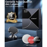 CASEKOO Magnetische Autohouder Telefoonhouder 360° Roteerbaar - Zwart