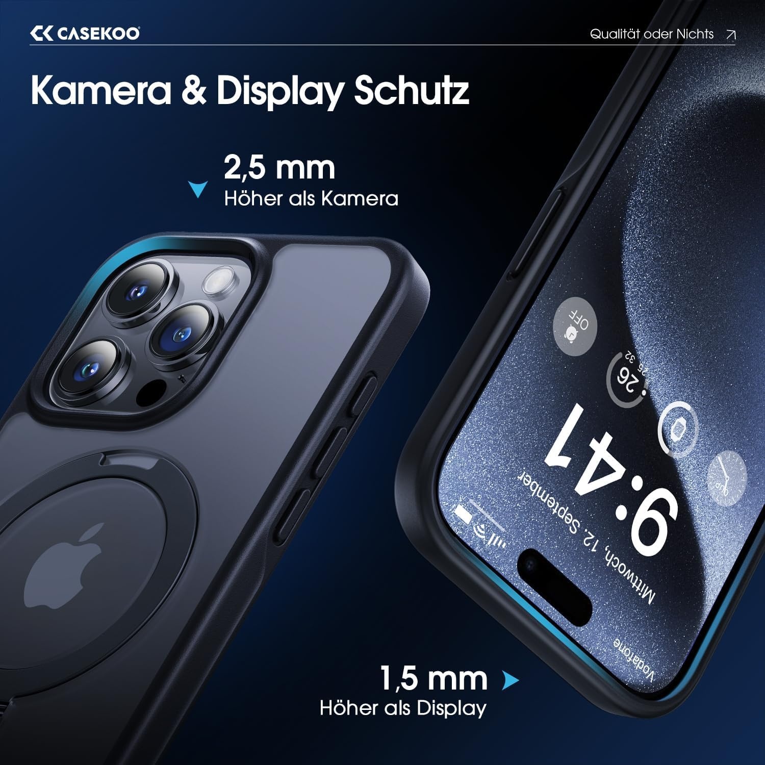 iPhone 15 Pro Hoesje: MagSafe, Standaard & Militaire Bescherming (73% Korting!)