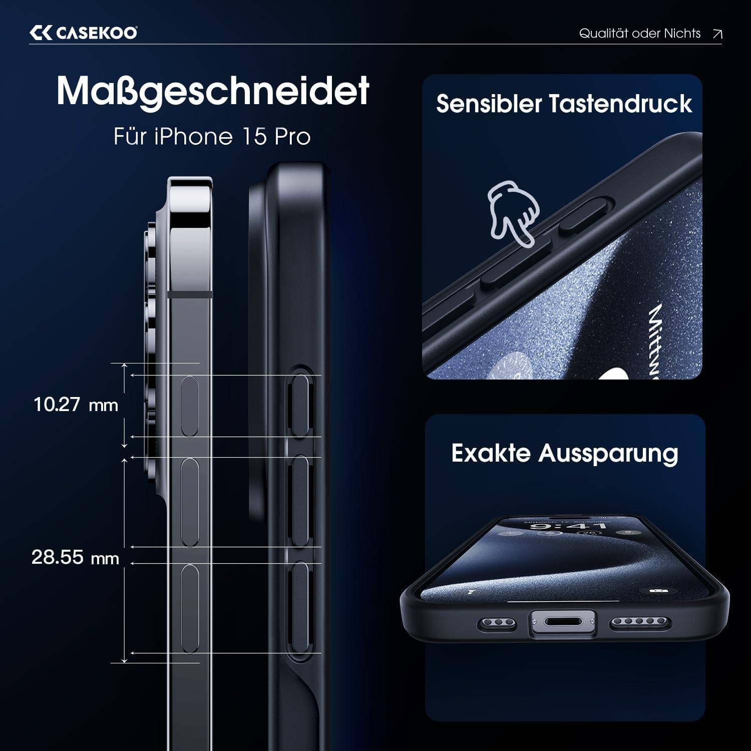 iPhone 15 Pro Hoesje: MagSafe, Standaard & Militaire Bescherming (73% Korting!)