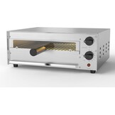 CROSSON Elektrische Pizzaoven voor Binnen - 1450W - Zilver