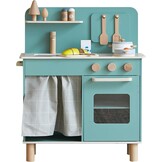 Giant Bean Kinderkeuken van Hout met Wasbak, Oven en Accessoires - Groen