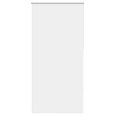vidaXL Rolgordijn verduisterend 100x210cm stofbreedte 95,7cm wit