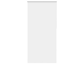 vidaXL Rolgordijn verduisterend 100x210cm stofbreedte 95,7cm wit