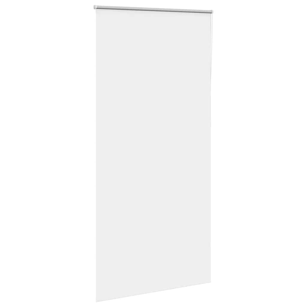 vidaXL Rolgordijn verduisterend 100x210cm stofbreedte 95,7cm wit