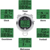 LAOPAO Stopwatch met 100 Geheugens, 1/1000 Sec. Nauwkeurigheid, Waterdicht en Mute Functie