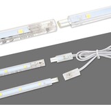 da LIGHT Led-onderbouwlamp, 8,5 W, 760 lm, 4000 K, neutraal wit, lichtstrip, keukenlamp, vitrine- en kastverlichting met 6 x 26 cm strepen, voor keuken, kast, uitbreidbaar door insteeksysteem