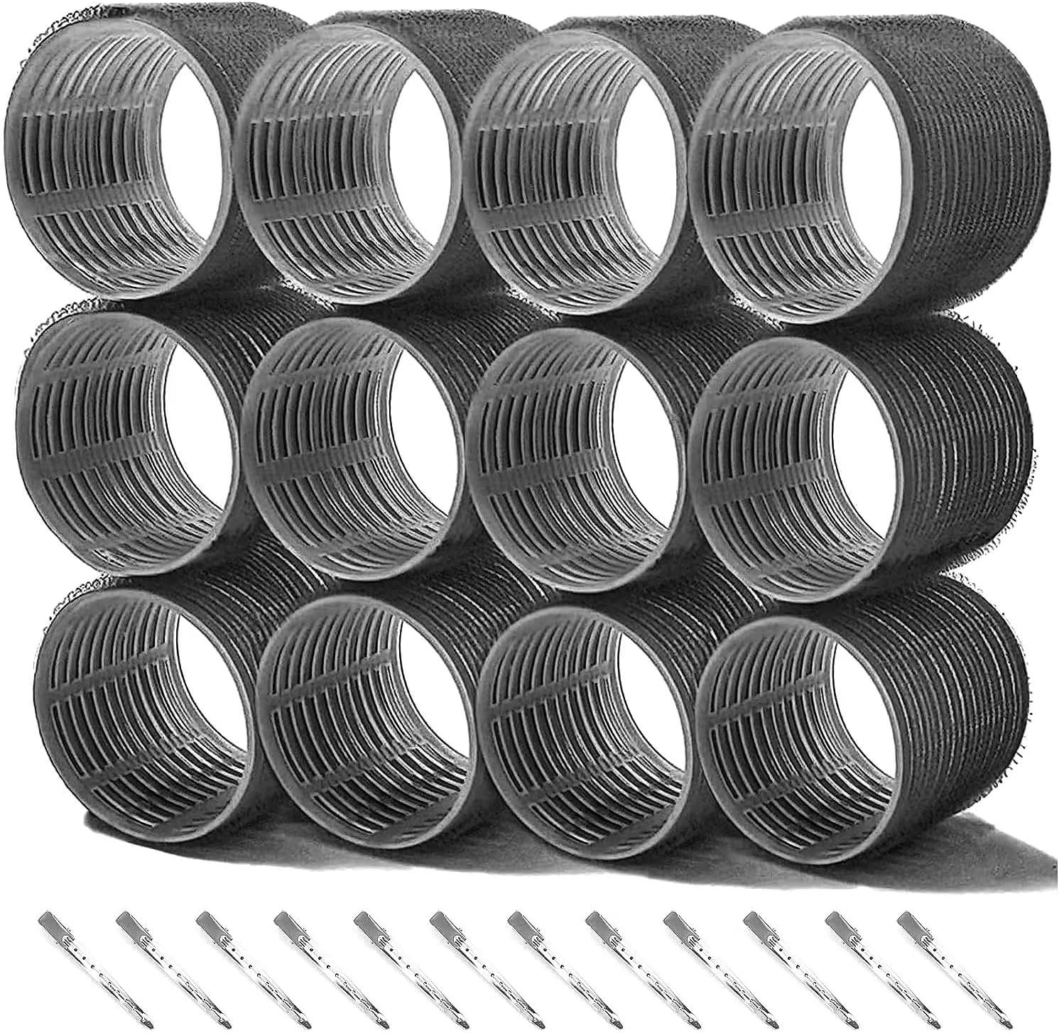 Hittevrije Krulspelden Set: 12x 64mm Rollers + Clips | 71% Korting