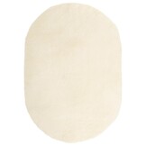 vidaXL Hoogpolig vloerkleed NAVARRA 300x200 cm polyester crèmekleurig
