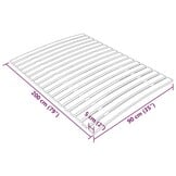 vidaXL Lattenbodem met 17 latten 90x200 cm