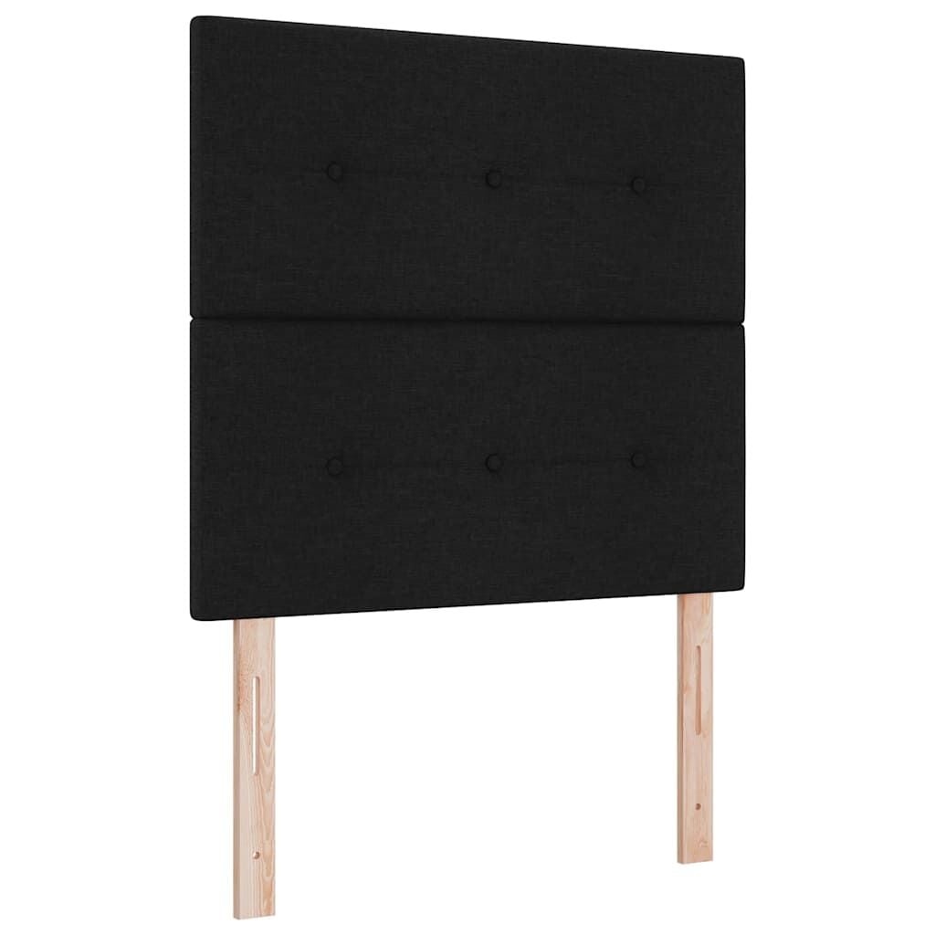 vidaXL Verstelbaar Hoofdbord - Zwart Corduroy 90 cm - 77% Korting