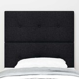 vidaXL Verstelbaar Hoofdbord - Zwart Corduroy 90 cm - 77% Korting