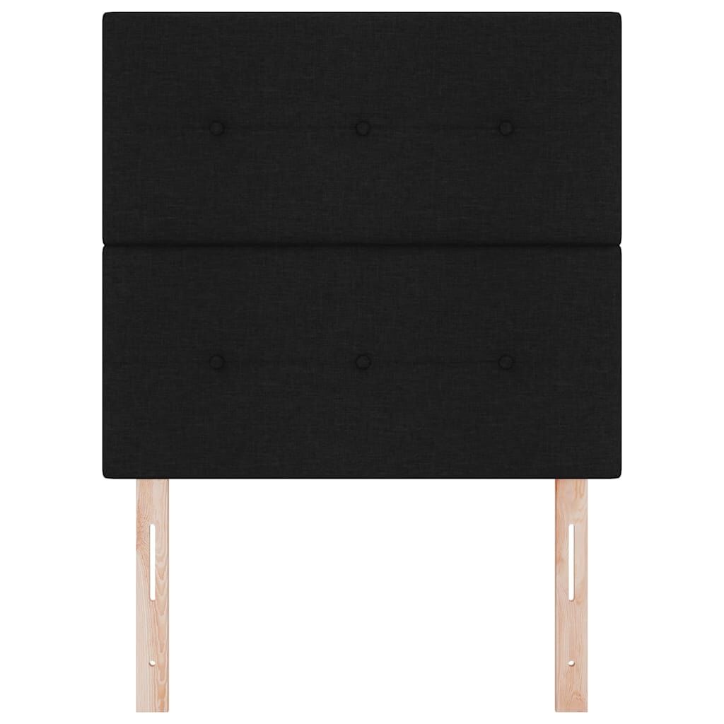 vidaXL Verstelbaar Hoofdbord - Zwart Corduroy 90 cm - 77% Korting