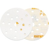 RHYNOGRIP PLUS LINE D 185 mm schuurschijven klittenband P320 17 gaten - schuurschijven 185 klittenband - 50 stuks schuurpapier - geschikt voor excentrische schuurmachines - schuurmiddel resistent tegen toevoegingen
