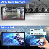 CAMECHO Android Radio met Navigatie voor VW Golf 6 Golf 5 T5 Skoda Seat Polo Caddy,7 Inch Scherm autoradio 2 DIN met Bluetooth FM RDS WIFI Mirror Link+Canbus