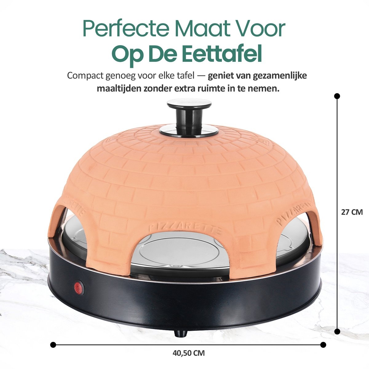 Pizzarette Oven voor 6 Personen - 34% Korting