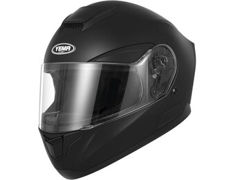 YEMA YM-831 Integraalhelm Motor/Scooter Mat Zwart Maat L