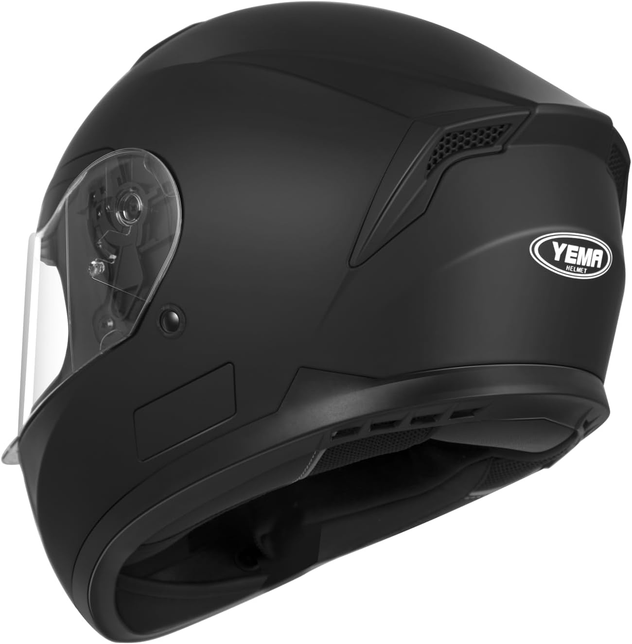 YEMA YM-831 Integraalhelm Motor/Scooter Mat Zwart Maat L
