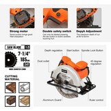 GALAX PRO 1400W cirkelzaag met 62mm zaagdiepte