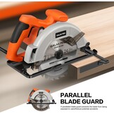 GALAX PRO 1400W cirkelzaag met 62mm zaagdiepte