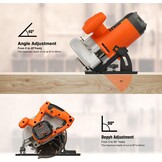 GALAX PRO 1400W cirkelzaag met 62mm zaagdiepte