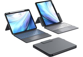 Toetsenbordhoes iPad Air 13" & Pro 12.9" Grijs | 57% Korting