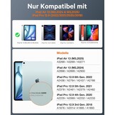 CHESONA Toetsenbordhoes voor iPad Air 13 inch & iPad Pro 12.9 inch - Grijs