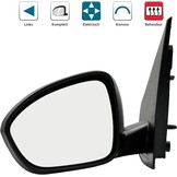 Buitenspiegel Links Elektrisch Verwarmbaar Convex met Temperatuursensor voor Dacia Logan (21-) / Sandero (21-)