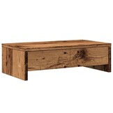 Monitorstandaard met Lades | Oud Hout | -31%