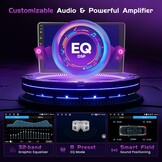 4+64G Android Autoradio voor BMW 5 E39 E53 M5 X5 1996-2007 met Wireless Carpaly&Android Auto, 9'' IPS Touch Screen Radio met Bluetooth 5.0/GPS/Achteruitrijcamera/FM/WiFi/SWC