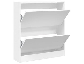 VidaXL Schoenenkast 80x21x87,5 cm Wit - 85% Korting!
