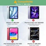 Verlichte Toetsenbordhoes voor iPad Air 11" (2024/2025) Lichtgroen - 75% Korting