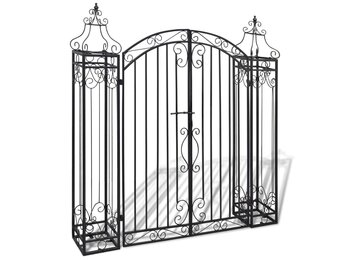 vidaXL Poort decoratief 112x20,5x134 cm smeedijzer