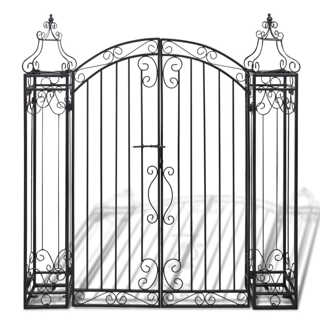 vidaXL Poort decoratief 112x20,5x134 cm smeedijzer