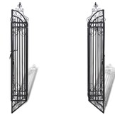 vidaXL Poort decoratief 112x20,5x134 cm smeedijzer