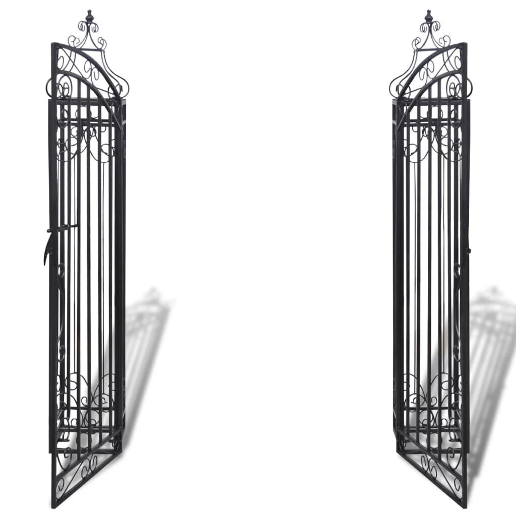 vidaXL Poort decoratief 112x20,5x134 cm smeedijzer