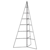 Metalen Kerstboom Decoratie Zwart 140 cm - 76% Korting