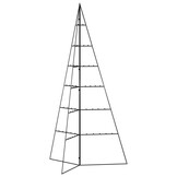 Metalen Kerstboom Decoratie Zwart 140 cm - 76% Korting