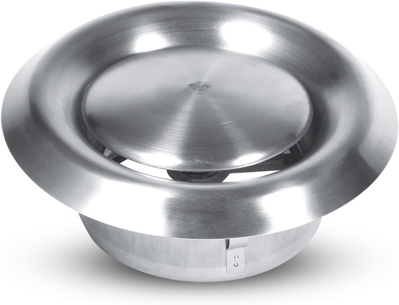 Ventilatiekap RVS Rond 100mm
