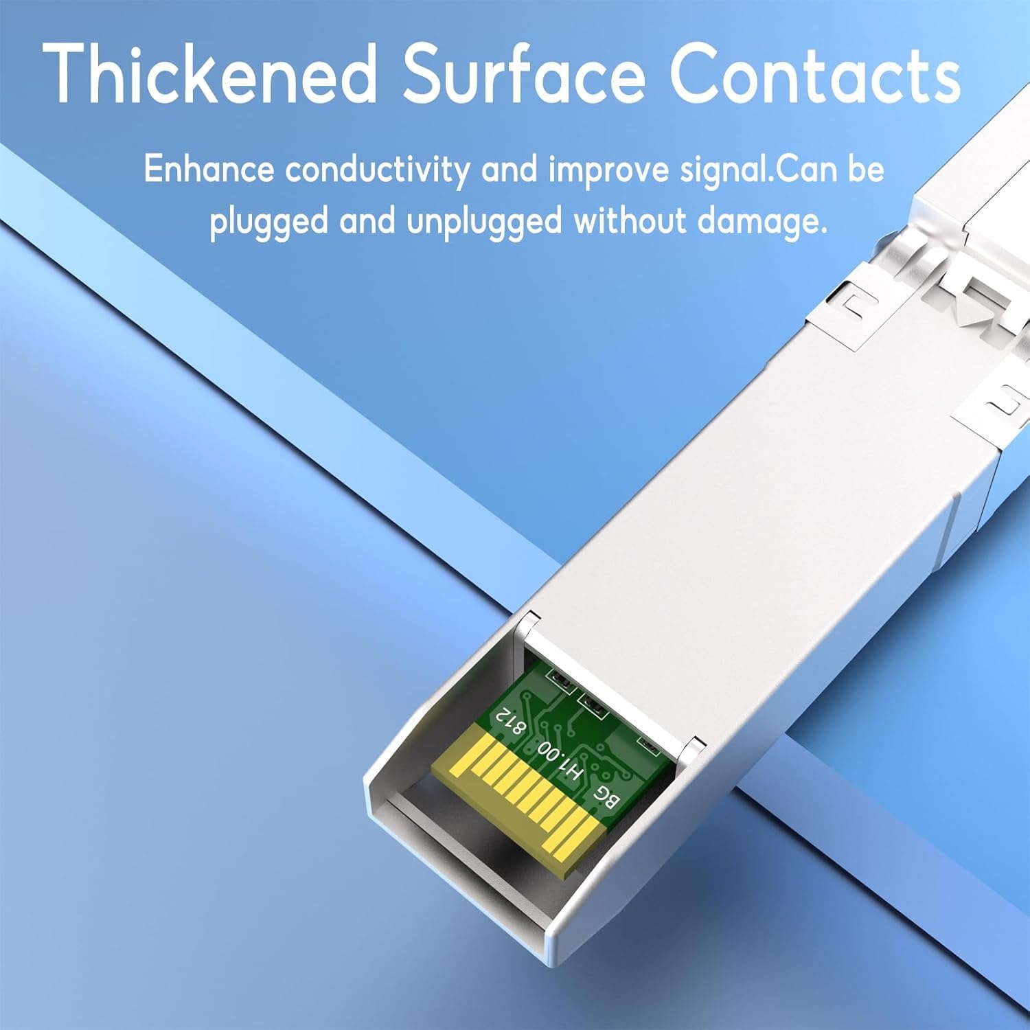 10GBase-T RJ45 SFP+ module, 10G SFP+ RJ-45 koperen transceiver voor SODOLA, SFP naar Ethernet, plug and play, hot pluggable, tot 30 m afstand koperen SFP-modules (1 stuks)