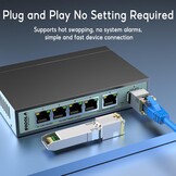 10GBase-T RJ45 SFP+ module, 10G SFP+ RJ-45 koperen transceiver voor SODOLA, SFP naar Ethernet, plug and play, hot pluggable, tot 30 m afstand koperen SFP-modules (1 stuks)