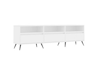 vidaXL Tv-meubel 150x30x44,5 cm bewerkt hout wit