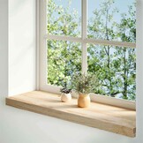 VidaXL Vensterbanken Massief Eikenhout (90x30cm) - 2 st. - Nu 29% Korting!