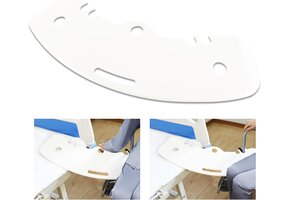 Transferplank voor patiënten | Hulpmiddel rolstoel, bed, auto | Wit, antislip | 57% Korting