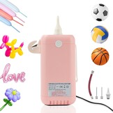 PlusFive Ballonpomp elektrisch voor lange ballonnen (roze)