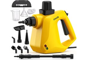 Draagbare Stoomreiniger Geel: Chemisch-Vrij & 10 Accessoires (29% Korting)