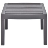 VidaXL Tuintafel Mokka - Kunststof, 34% Korting!